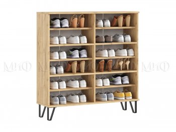 Обувница Флэш крафт/графит (Миф) в Невьянске - nevyansk.mebel-e96.ru