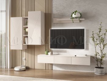 Стенка Флэш комп.2 кашемир (Миф) в Невьянске - nevyansk.mebel-e96.ru