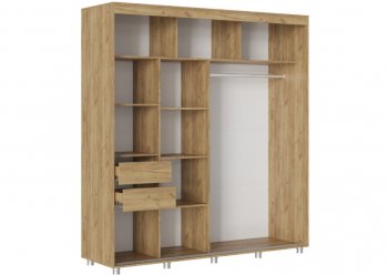 Шкаф-купе 2000 мм Форест крафт золотой(Стиль) в Невьянске - nevyansk.mebel-e96.ru