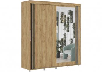 Шкаф-купе 2000 мм Форест крафт золотой(Стиль) в Невьянске - nevyansk.mebel-e96.ru