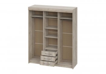 Шкаф-купе 1700 мм Фортуна (Дуб крафт серый) (ИЦ) в Невьянске - nevyansk.mebel-e96.ru