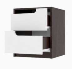 Тумба прикроватная Гавана белый (Текс) в Невьянске - nevyansk.mebel-e96.ru