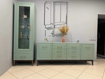 Стенка Гориция Зеленый самшит (БМ) в Невьянске - nevyansk.mebel-e96.ru