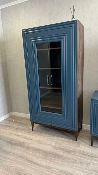 Стенка Гориция Зеленый сапфировый (БМ) в Невьянске - nevyansk.mebel-e96.ru