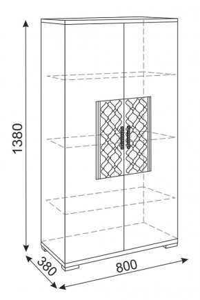 Стенка Тиффани (М 05-05-09-11-12-13-14) (Риннер) в Невьянске - nevyansk.mebel-e96.ru