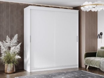 Шкаф-купе 2000 мм Гранд-1 ЛДСП, белый гладкий (Эра) в Невьянске - nevyansk.mebel-e96.ru