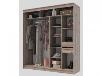 Шкаф-купе 2000 мм Гранд-1 ЛДСП, дуб горный (Эра) в Невьянске - nevyansk.mebel-e96.ru