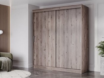 Шкаф-купе 2000 мм Гранд-1 ЛДСП, дуб горный (Эра) в Невьянске - nevyansk.mebel-e96.ru