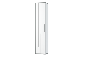 Шкаф 1 дв. Грей (УНИ) (МЛК) в Невьянске - nevyansk.mebel-e96.ru