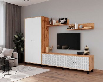 Стенка HYGGE комп.2 зигзаги (Мама) в Невьянске - nevyansk.mebel-e96.ru