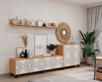 Стенка HYGGE комп.2 ромбы (Мама) в Невьянске - nevyansk.mebel-e96.ru