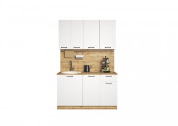 КУхонный гарнитур Хелмер 1400 мм (Сурская) в Невьянске - nevyansk.mebel-e96.ru