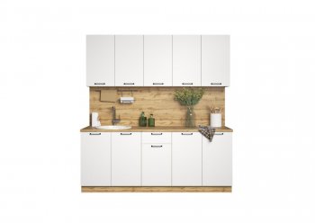 КУхонный гарнитур Хелмер 2000 мм (Сурская) в Невьянске - nevyansk.mebel-e96.ru