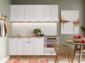 КУхонный гарнитур Хелмер 2000 мм под духовой (Сурская) в Невьянске - nevyansk.mebel-e96.ru