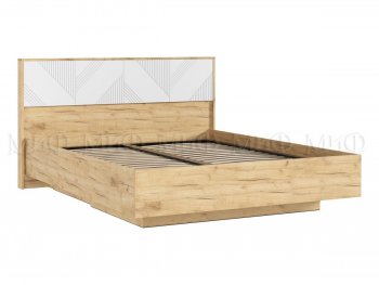 Кровать парящая Ирис крафт/белый (Миф) в Невьянске - nevyansk.mebel-e96.ru