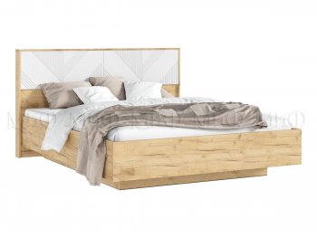 Кровать парящая Ирис крафт/белый (Миф) в Невьянске - nevyansk.mebel-e96.ru