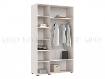 Шкаф 1350 мм Ирис с антресолью, кашемир (Миф) в Невьянске - nevyansk.mebel-e96.ru