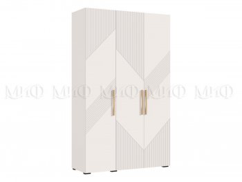 Шкаф 1350 мм Ирис с антресолью, кашемир (Миф) в Невьянске - nevyansk.mebel-e96.ru