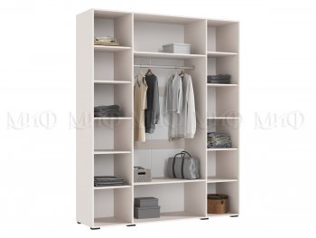 Шкаф 1800 мм Ирис с антресолью кашемир (Миф) в Невьянске - nevyansk.mebel-e96.ru