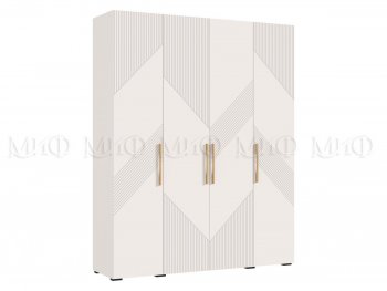 Шкаф 1800 мм Ирис с антресолью кашемир (Миф) в Невьянске - nevyansk.mebel-e96.ru