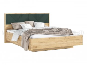 Кровать парящая Ирис крафт/грин с подсветкой (Миф) в Невьянске - nevyansk.mebel-e96.ru