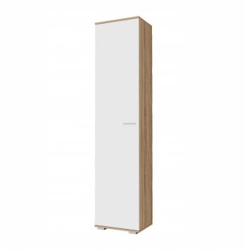 Пенал 1дв. Италия П-500 сонома/белый (Памир) в Невьянске - nevyansk.mebel-e96.ru