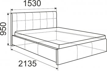 Кровать Изабелла с латами Newtone cacao (ИжМ) в Невьянске - nevyansk.mebel-e96.ru