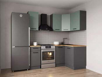 Кухонный гарнитур угловой Изумруд 2000х1200 в Невьянске - nevyansk.mebel-e96.ru