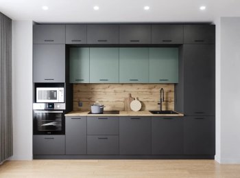 Кухонный гарнитур Изумруд 3400 мм (Санвут) в Невьянске - nevyansk.mebel-e96.ru
