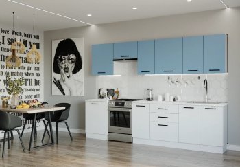 Кухонный гарнитур Капри 3000 мм ЛДСП/МДФ (Санвут) в Невьянске - nevyansk.mebel-e96.ru