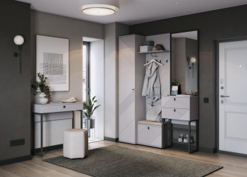 Прихожая Кашемир модульная (МЛК) в Невьянске - nevyansk.mebel-e96.ru