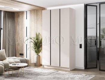 Шкаф 1200 мм 3-х ств. Келвин кашемир (Миф) в Невьянске - nevyansk.mebel-e96.ru