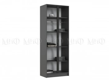 Шкаф 800 мм 2-х ств. Келвин графит  (Миф) в Невьянске - nevyansk.mebel-e96.ru