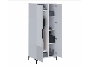 Шкаф 800 мм 2-створчатый Кимберли белый (Handis) в Невьянске - nevyansk.mebel-e96.ru