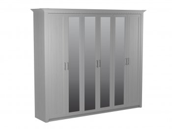 Шкаф 2700 мм 6-дверный Клер (СБК) в Невьянске - nevyansk.mebel-e96.ru