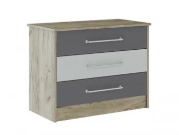 Комод Колибри Лофт серый (Текс) в Невьянске - nevyansk.mebel-e96.ru | фото