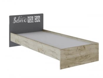 Кровать 900 мм Колибри Лофт серый (Текс) в Невьянске - nevyansk.mebel-e96.ru | фото