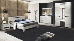 Комод 33.11 Лючия бетон пайн белый / венге (Олмеко) в Невьянске - nevyansk.mebel-e96.ru