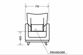 Кресло Интерьерное Light Beige в Невьянске - nevyansk.mebel-e96.ru