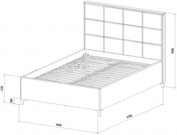 Кровать с подъемным механизмом Мега синий (Лин) в Невьянске - nevyansk.mebel-e96.ru
