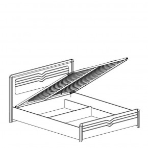 Кровать 1600 с подъемным механизмом Фьорд 156 (Яна) в Невьянске - nevyansk.mebel-e96.ru