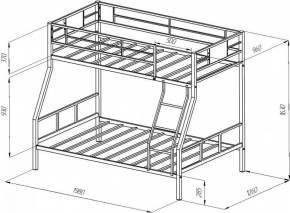 Кровать 2-х ярусная Гранада-1 в Невьянске - nevyansk.mebel-e96.ru