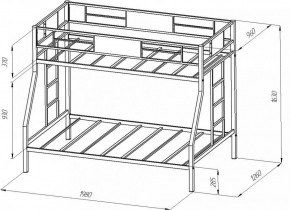 Кровать 2-х ярусная Гранада в Невьянске - nevyansk.mebel-e96.ru