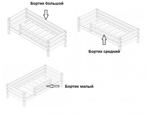 Кровать 2-х ярусная Сонечка с бортиками (лестница наклонная) в Невьянске - nevyansk.mebel-e96.ru