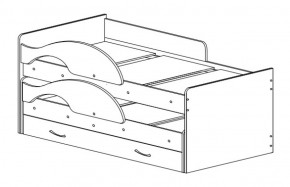 Кровать выкатная Радуга (Матрешка) 800*1600 в Невьянске - nevyansk.mebel-e96.ru