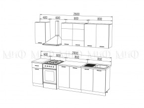 Кухонный гарнитур Рио 2.0 м (Дуб Крафт) в Невьянске - nevyansk.mebel-e96.ru