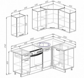 Кухонный гарнитур угловой Бланка 2000х1200 в Невьянске - nevyansk.mebel-e96.ru