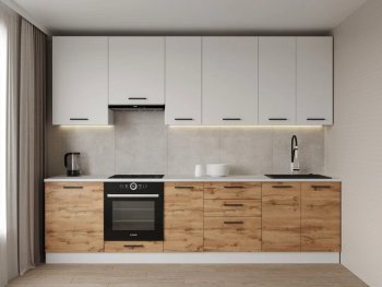 Кухонный гарнитур высокий Лада 3000 мм (Санвут) в Невьянске - nevyansk.mebel-e96.ru