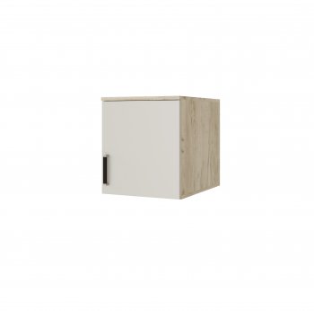 Пенал 400 мм Лагуна с антресолью крафт серый/кашемир (Текс) в Невьянске - nevyansk.mebel-e96.ru