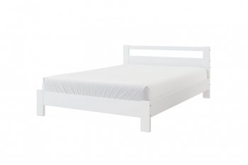 Кровать из массива Лана Белый Античный (БМ) в Невьянске - nevyansk.mebel-e96.ru